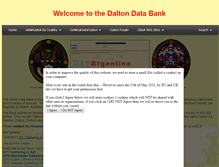 Tablet Screenshot of daltondatabank.org